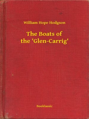 cover image of The Boats of the 'Glen-Carrig'